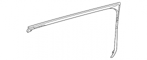 Upper seal for the rear left door of a Lexus LX 22-26