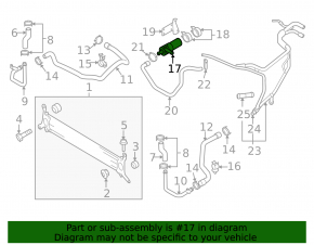 Cooling system pump Audi Q7 4L 10-15 heater