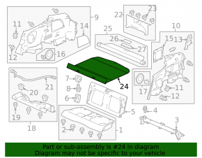 Trunk floor Honda CRZ 11-16