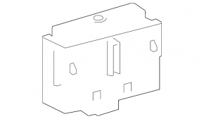 Lexus ES300h 19-26 HOLD, EV MODE center console button block