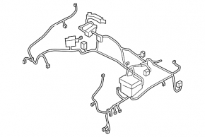 Kia Sorento 10-15 underhood wiring with fuse box