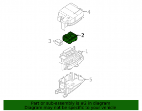 Kia Sorento 21-25 HEV underhood fuse box