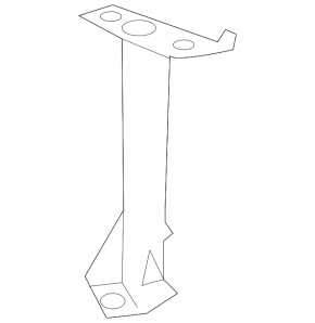 Front bumper protection bracket left Mercedes CLS-class C218 12-18