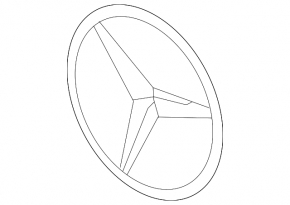 Mercedes X247 GLB 20-26 trunk logo emblem