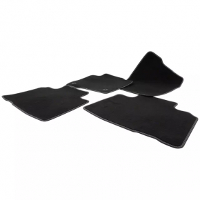Set of floor mats for Ford Edge 19-24 cloth black