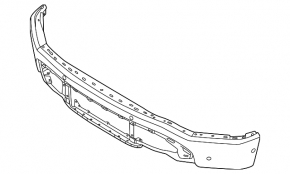 Front bumper bare Ford F-150 22-25 EV