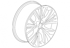 Wheel disk iron R20 Chevrolet Impala 14-20
