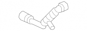 Cooling system hose BMW 5 G30 18-19 4.4T