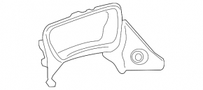 Chevrolet Volt 16 instrument cluster trim - gray