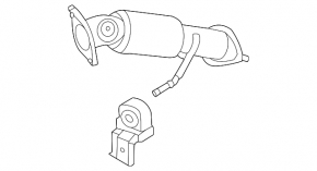 Kia Sportage 23-26 2.5 exhaust pipe