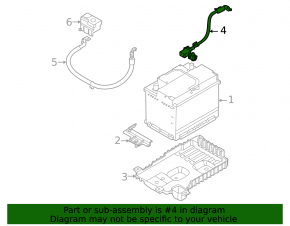 Kia EV6 negative terminal 22-24 with sensor