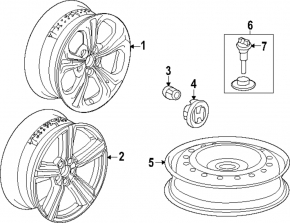 Wheel disk R17 Honda Accord 23- KOSEI