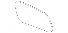 Left mirror element for BMW 3 G20 19-25, heated, auto-dimming
