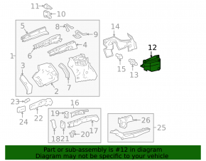 Engine Arch Guard Right Lexus RX350 RX450h 16-22