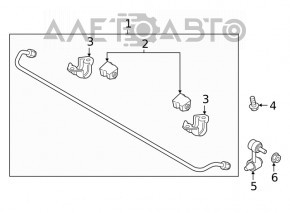 Rear stabilizer Hyundai Elantra AD 17-18 sport
