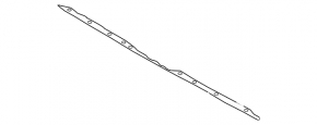 Hood seal on the bumper of a Subaru WRX 15-21