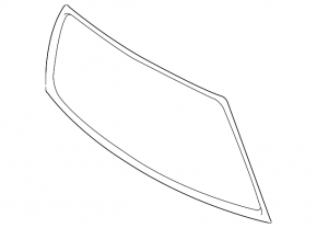 Mitsubishi Outlander 10-13 grille frame
