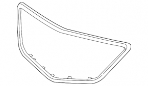 Radiator grill frame grill Acura MDX 14-16 prerest