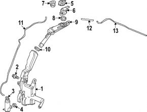 Honda Civic XI FE/FL 22 washer reservoir - without neck and motor
