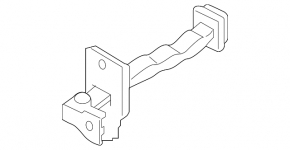 Rear left door stop for Kia K5 21-26