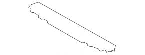 Radiator deflector on the Audi Q5 8R 13-17 amplifier