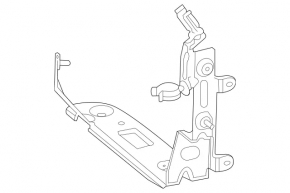 Additional radiator bracket for Mercedes GLE 53/580 20-26