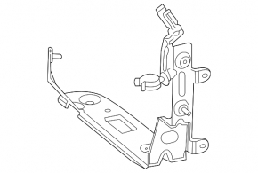 Additional radiator bracket for Mercedes GLE 53/580 20-26