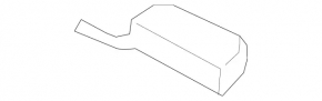 Mercedes S-class W222 14-17 AMG rear bumper tow hook cap pkg