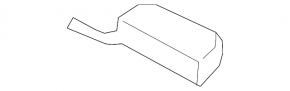 Mercedes S-class W222 14-17 AMG rear bumper tow hook cap pkg