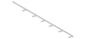 Mercedes X247 GLB 2020-23 front bumper wiring for radar