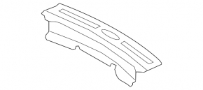 Land Rover Range Rover Velar 18-20 trunk opening trim, black with chrome, for spare wheel