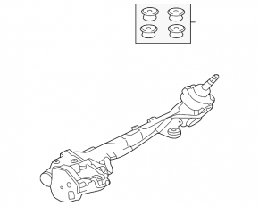 Land Rover Range Rover Velar 18-20 electric steering rack