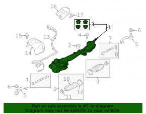 Land Rover Range Rover Velar 18-20 electric steering rack