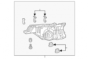 Air Filter Housing Honda CRV 12-14