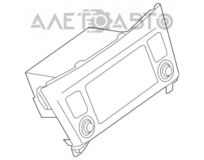 Monitor, display, navigation Nissan Rogue 14-16 SL SV