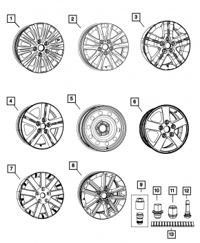 Dodge Journey 11-20 R17 Iron Wheel