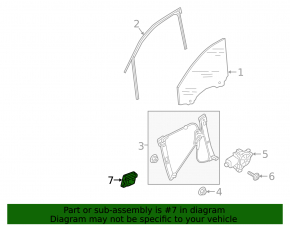 Front left door computer Audi A4 B9 17-25