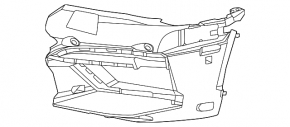 Front bumper frame mount, right, BMW 5 G30 21-23 M