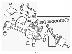 Honda CRZ 11-11 steering rack