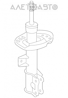 Shock absorber front right Hyundai Veloster 12-17 KYB
