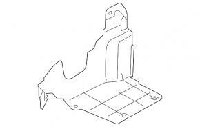 Arch protection side right Subaru Forester 14-18 SJ