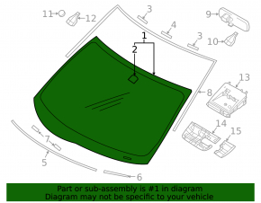 Mitsubishi Outlander Sport ASX 10-23 Windshield