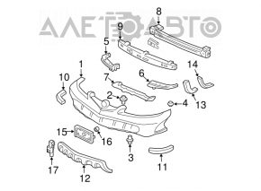 07-13 Acura MDX Ambient Air Temperature Sensor