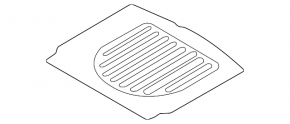 Trunk floor Hyundai Elantra 21-23 black