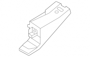 Upper right radiator grill bracket for Kia Sportage 23-25