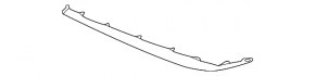 Right front bumper trim for Hyundai Tucson 2022-2024 chrome