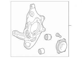 Rear right axle shaft Mercedes C-class W205 300/350e/350h/400 15-21
