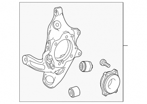 Rear right axle Mercedes C-class W205 300/350e/350h/400 15-21
