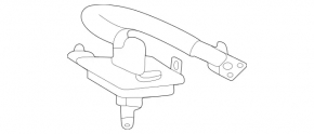 Rear windshield washer nozzle for Mercedes X247 GLB 20-26