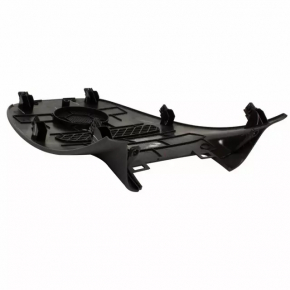 Upper center front panel trim for Ford Ecosport 18-22 speakers, black, 2 pieces